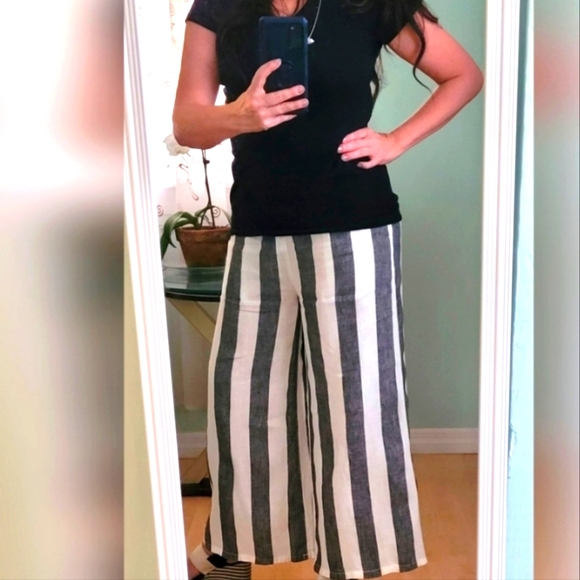 Catherine Malandrino Striped Pants ❤️ - Picture 1 of 6